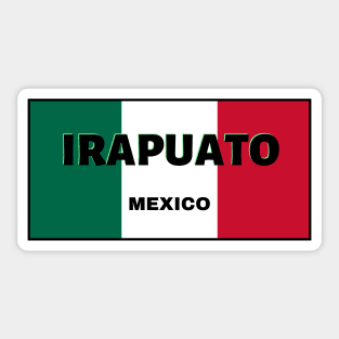 Irapuato City in Mexican Flag Colors Sticker